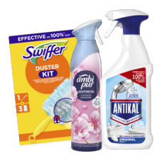 Alle Ambi Pur luchtverfrissers, Antikal of Swiffer